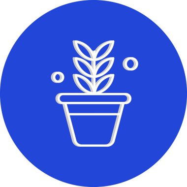 Vektör Çiçeği Simgesi illüstrasyonu