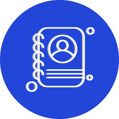 Vektör Avatar Simgesi illüstrasyonu