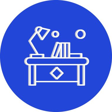 Vektör işyeri simgesi illüstrasyonu