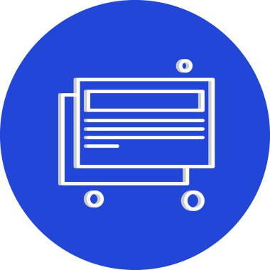 Vektör Haber Simgesi illüstrasyonu