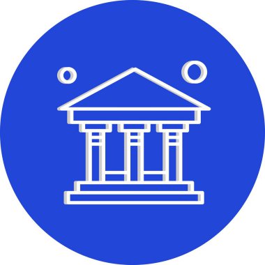 Vektör Bankası Simgesi illüstrasyonu