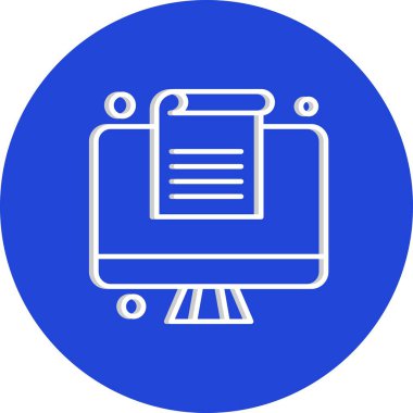 Vektör belgesi Simge illüstrasyonu