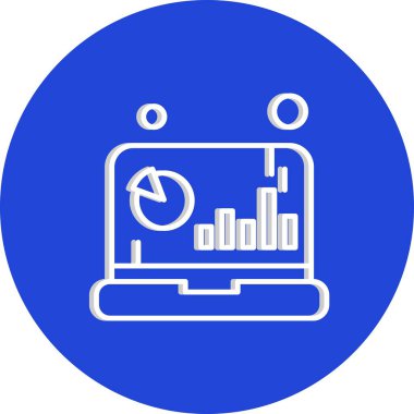 Vektör Analiz Simgesi illüstrasyonu
