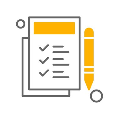 Vektör belgesi Simge illüstrasyonu