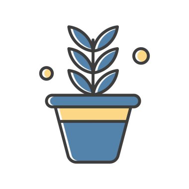 Vektör Çiçeği Simgesi illüstrasyonu