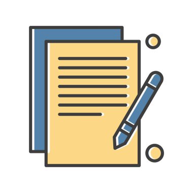  Vektör belgesi Simge illüstrasyonu