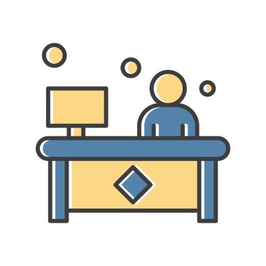 Vektör Avatar Simgesi illüstrasyonu