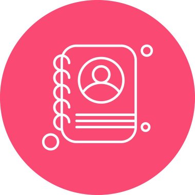 Vektör Avatar Simgesi illüstrasyonu