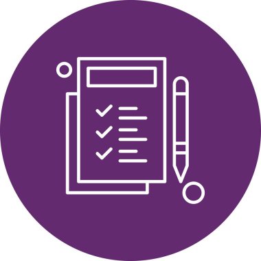 Vektör belgesi Simge illüstrasyonu