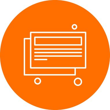 Vektör Haber Simgesi illüstrasyonu