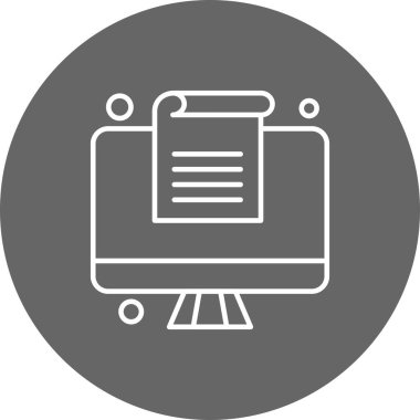 Vektör belgesi Simge illüstrasyonu