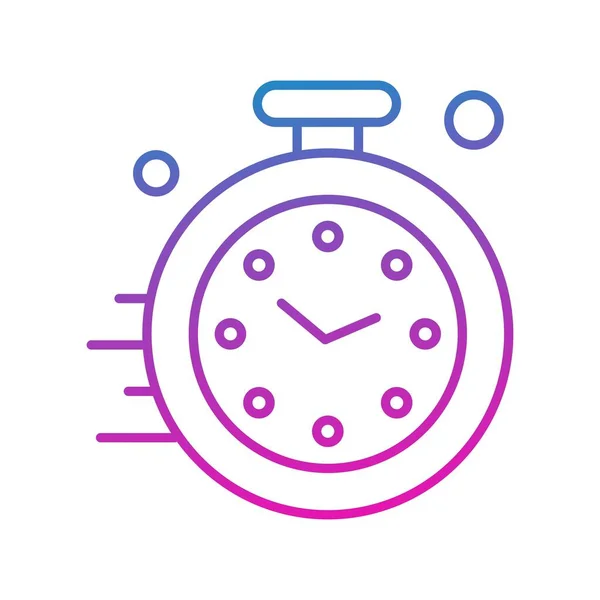 Illustration Icône Horloge Vectorielle — Image vectorielle