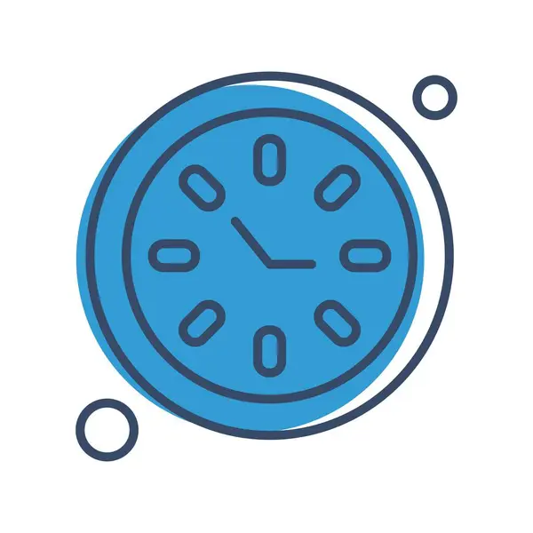 Illustration Icône Horloge Vectorielle — Image vectorielle