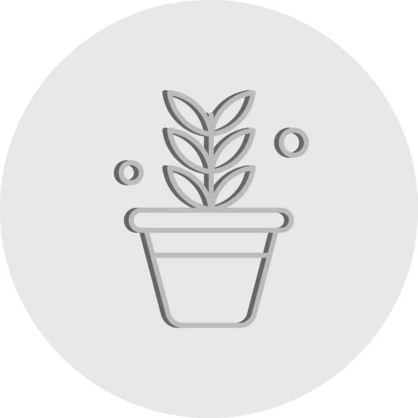 Vektor Blume Icon Illustration — Stockvektor