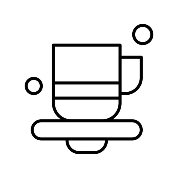 Ilustración Del Icono Del Café Vectorial — Vector de stock