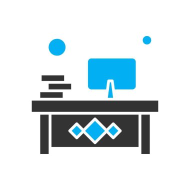 Vektör işyeri simgesi illüstrasyonu