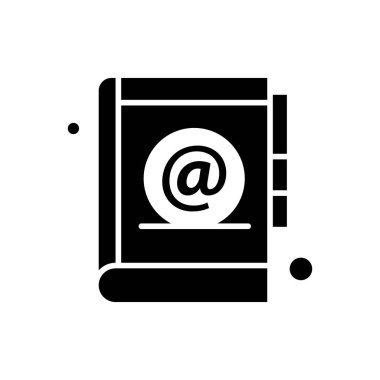  Kitap Simgesi Ağı için Vektör illüstrasyonu 