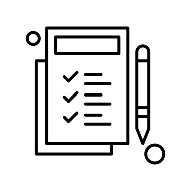 Vektör belgesi Simge illüstrasyonu