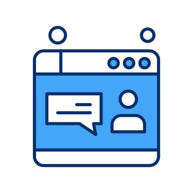 Vektör web sitesi Simge dijital tasarımı