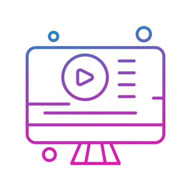  Vektör lcd İzleyicisi Simge