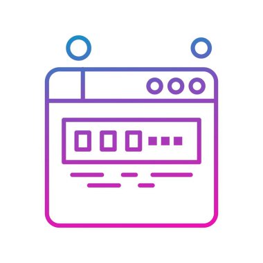 Vektör web sitesi Simge dijital tasarımı