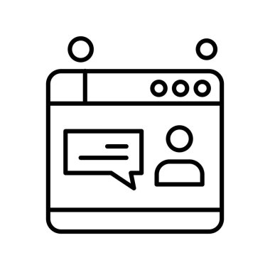 Vektör web sitesi Simge dijital tasarımı