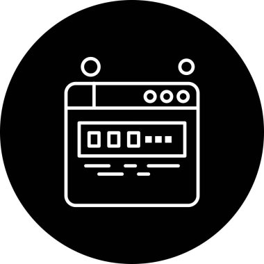 Vektör web sitesi Simge dijital tasarımı