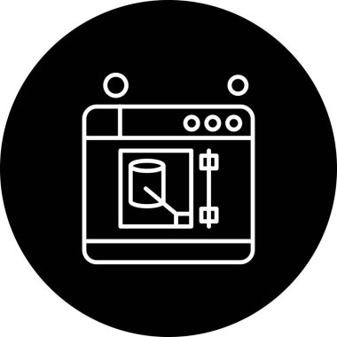 Vektör web sitesi Simge dijital tasarımı