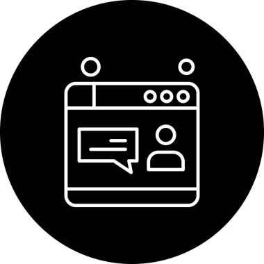 Vektör web sitesi Simge dijital tasarımı