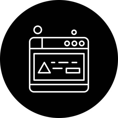 Vektör web sitesi Simge dijital tasarımı