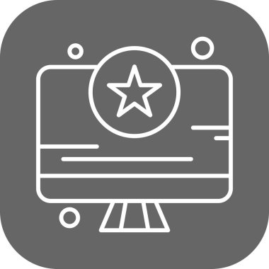  Vektör lcd İzleyicisi Simge