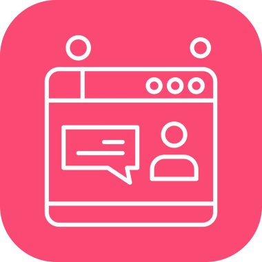 Vektör web sitesi Simge dijital tasarımı