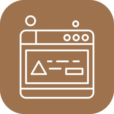 Vektör web sitesi Simge dijital tasarımı