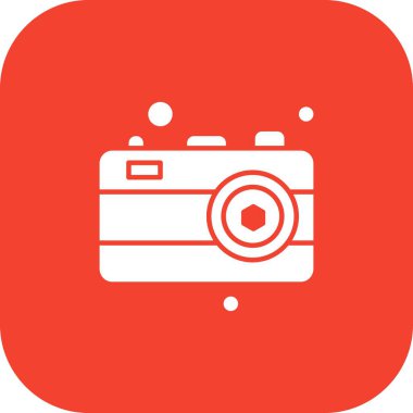 Vektör Kamera Simgesi, vektör illüstrasyonu  