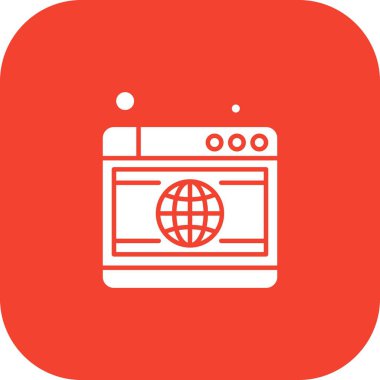 Vektör web sitesi Simge dijital tasarımı