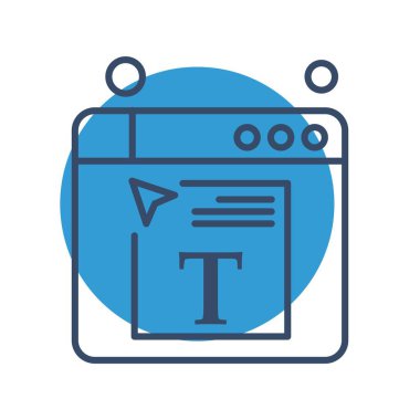 Vektör belgesi Simge illüstrasyonu