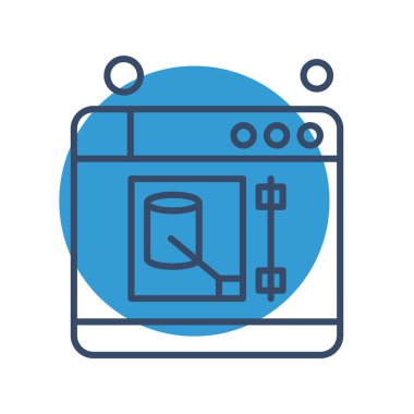 Vektör web sitesi Simge dijital tasarımı