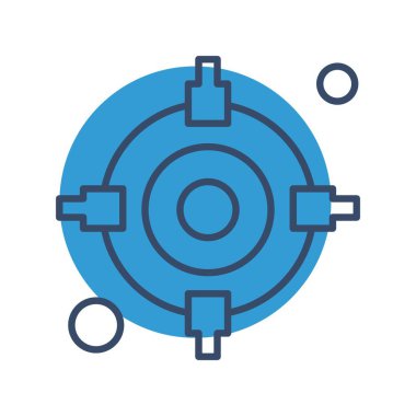 seo modern simgesinin vektör illüstrasyonu