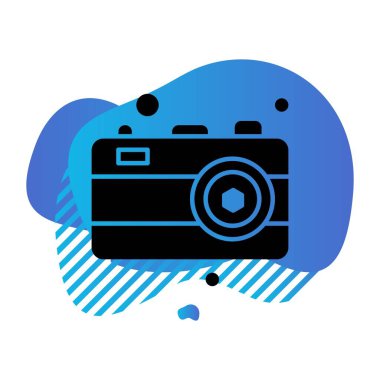 Vektör Kamera Simgesi, vektör illüstrasyonu  