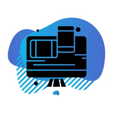  Vektör lcd İzleyicisi Simge