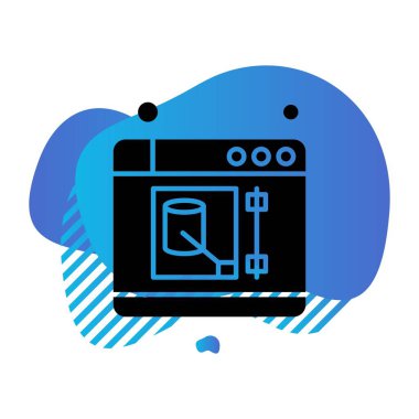 Vektör web sitesi Simge dijital tasarımı