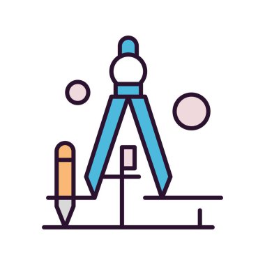  Vektör Çizim Pusula Simgesi