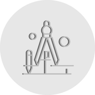  Vektör Çizim Pusula Simgesi