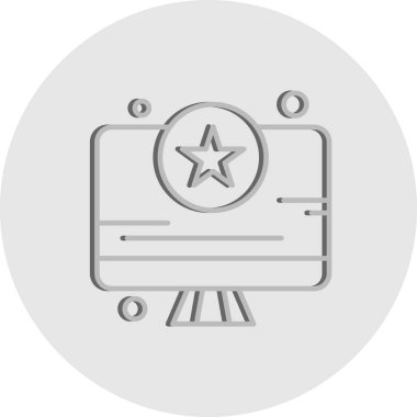  Vektör lcd İzleyicisi Simge