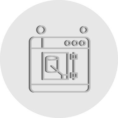 Vektör web sitesi Simge dijital tasarımı