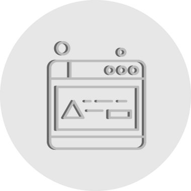 Vektör web sitesi Simge dijital tasarımı