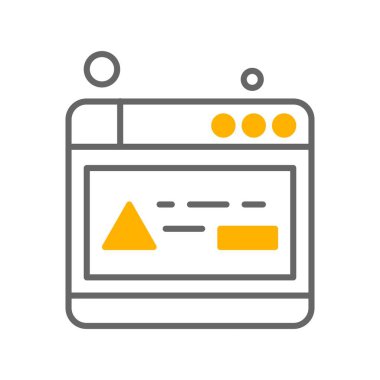 Vektör web sitesi Simge dijital tasarımı