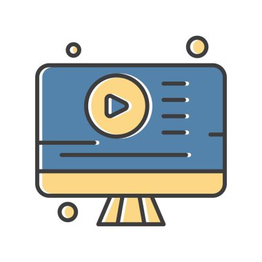  Vektör lcd İzleyicisi Simge