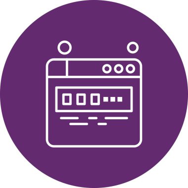 Vektör web sitesi Simge dijital tasarımı