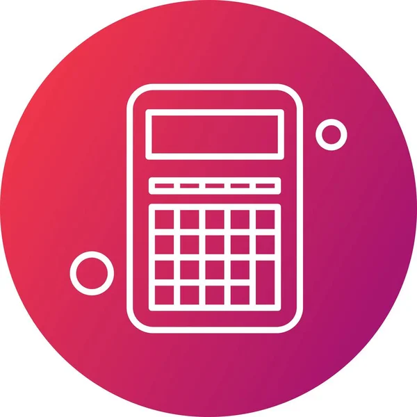 Vector Accounting Icon Illustration — Stock Vector